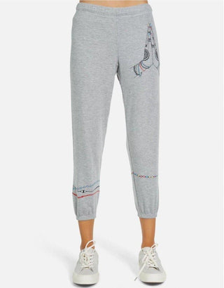 Shop Lauren Moshi Alana Prayer Hands Sweatpants - Premium Joggers from Lauren Moshi Online now at Spoiled Brat 