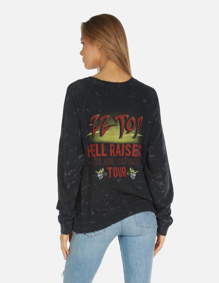 Shop Lauren Moshi Lauren Moshi Anela ZZ Top Band Sweater online at Spoiled Brat