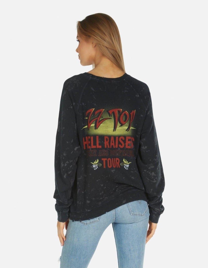 Lauren Moshi Anela ZZ Top Band Sweater Sweater by Lauren Moshi as seen on celebrities