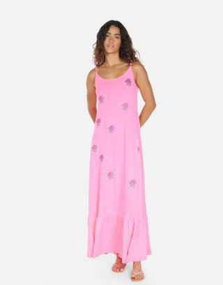 Shop Lauren Moshi Beatrix Crystal Roses Maxi Dress - Spoiled Brat  Online