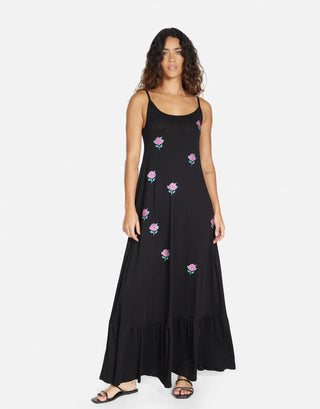 Shop Lauren Moshi Beatrix Crystal Roses Maxi Dress - Spoiled Brat  Online