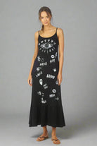 Lauren Moshi Beatrix Doodle Elements Maxi Dress Maxi Dress by Lauren Moshi as seen on celebrities