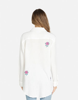 Shop Lauren Moshi Dara Crystal Roses Shirt - Spoiled Brat  Online
