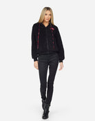 Lauren Moshi Deandra Plaid Lip Sherpa Fleece Jacket Jacket by Lauren Moshi as seen on celebrities