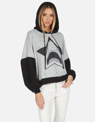 Shop Lauren Moshi Ellie Star Shark Hooded Sweater - Spoiled Brat  Online