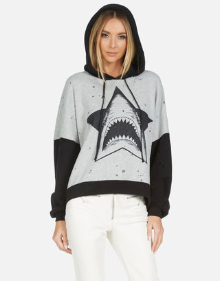 Shop Lauren Moshi Ellie Star Shark Hooded Sweater - Spoiled Brat  Online