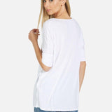 Shop Lauren Moshi Lauren Moshi Eva Sprinkle Lip T-Shirt T-Shirt for women – premium loungewear and festival fashion at Spoiled Brat