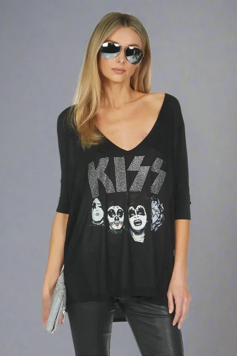 Lauren Moshi Eva x Kiss Oversized T-Shirt by Lauren Moshi – T-Shirt – XS | Spoiled Brat UK