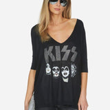 Shop Lauren Moshi Lauren Moshi Eva x Kiss Oversized T-Shirt T-Shirt for women – premium loungewear and festival fashion at Spoiled Brat