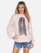 Lauren Moshi Harmony Hippie Girl Hooded Sweater Sweatshirt by Lauren Moshi as seen on celebrities