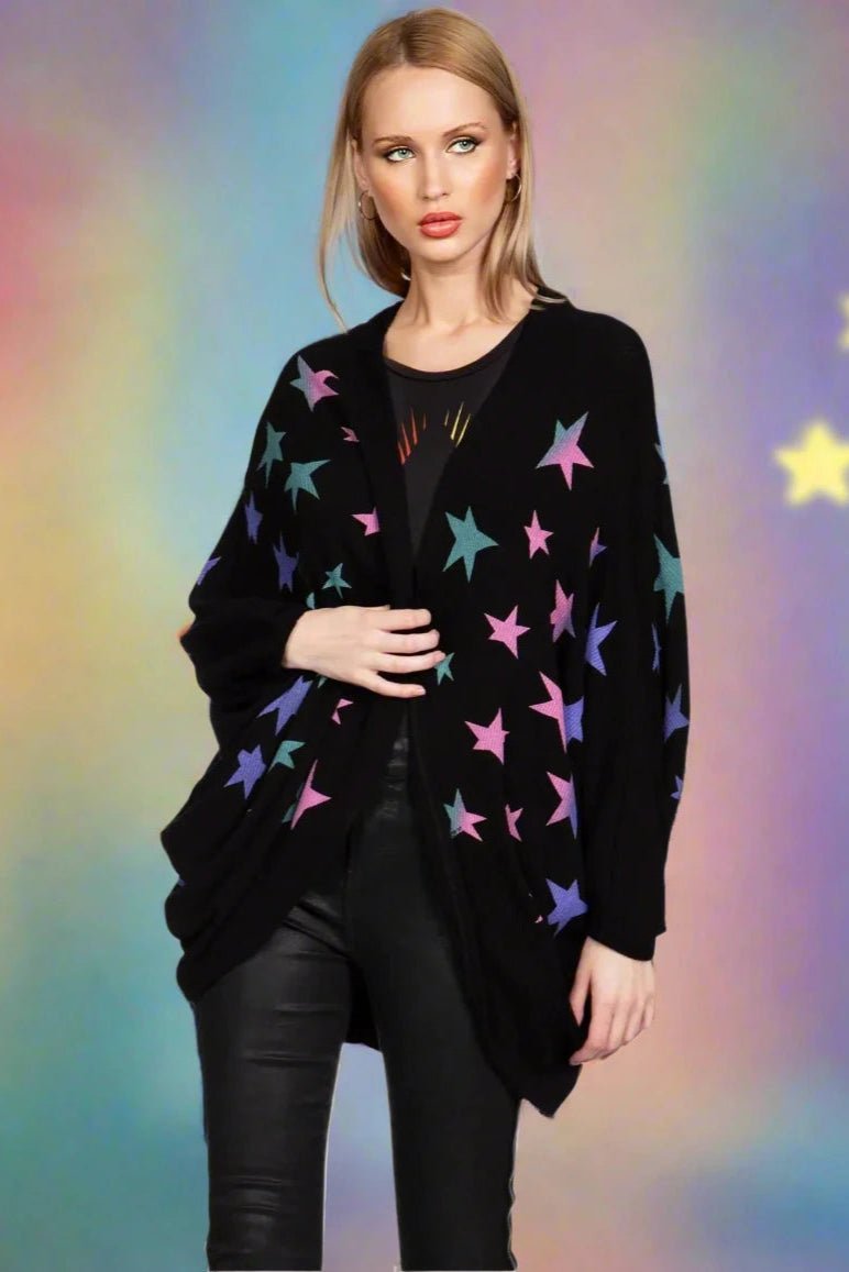 Lauren Moshi Isla Ombre Stars Wrap Cardigan by Lauren Moshi – Wrap Cardigan – One Size | Spoiled Brat UK