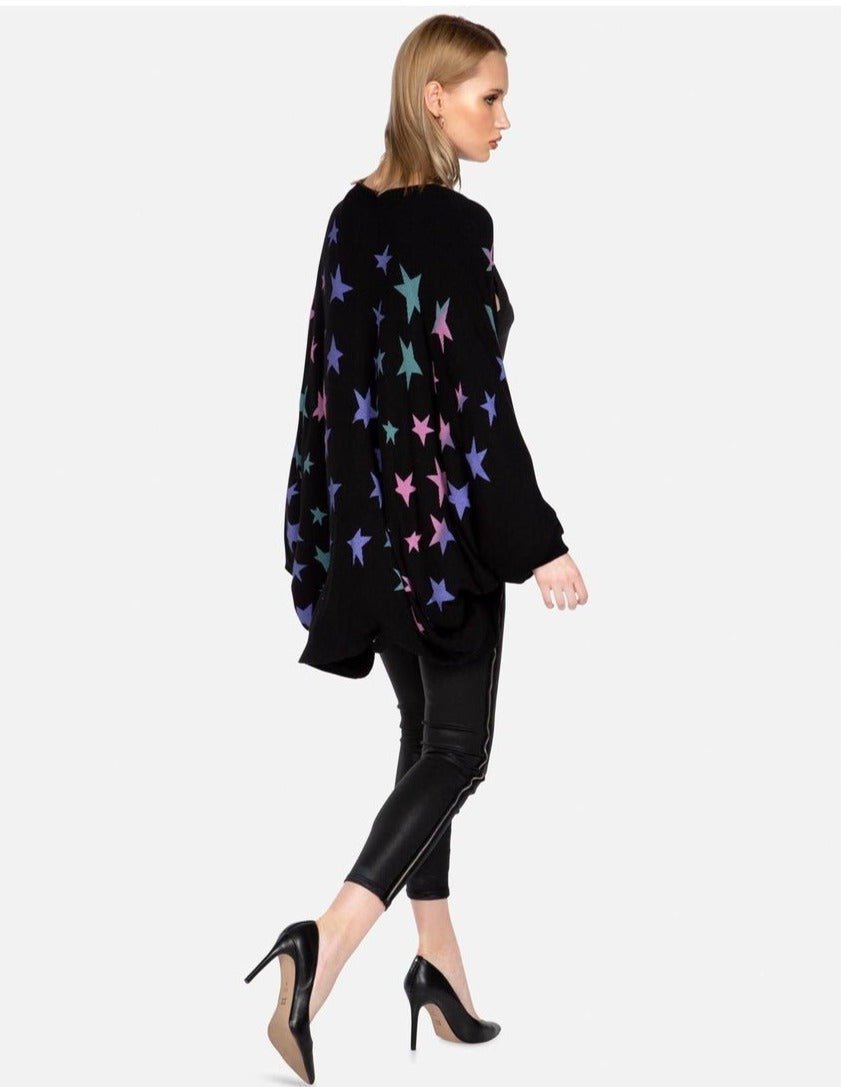 Lauren Moshi Isla Ombre Stars Wrap Cardigan by Lauren Moshi – Wrap Cardigan – One Size | Spoiled Brat UK