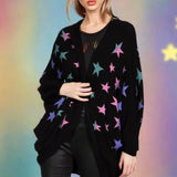 Shop Lauren Moshi Lauren Moshi Isla Ombre Stars Wrap Cardigan Wrap Cardigan for women – premium loungewear and festival fashion at Spoiled Brat