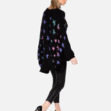 Shop Lauren Moshi Lauren Moshi Isla Ombre Stars Wrap Cardigan Wrap Cardigan for women – premium loungewear and festival fashion at Spoiled Brat