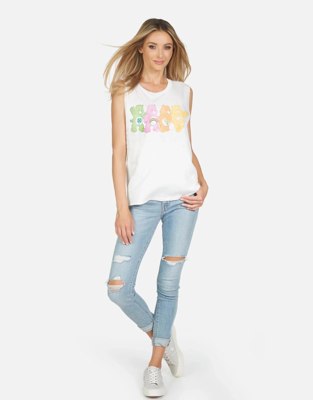 Lauren Moshi Kel X Care Bears Tank Top T-Shirt by Lauren Moshi as seen on celebrities