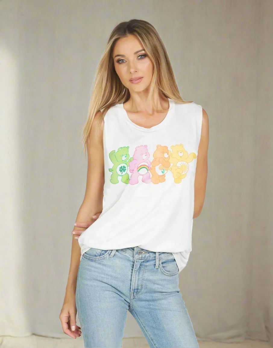 Shop Lauren Moshi Lauren Moshi Kel X Care Bears Tank Top online at Spoiled Brat