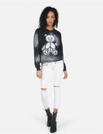 Shop Lauren Moshi Lauren Moshi Lee Peace Teddy Crew Sweater online at Spoiled Brat