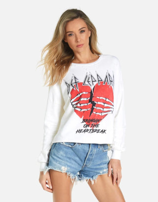 Shop Lauren Moshi Lee X Def Leppard Heartbreak Sweater - Spoiled Brat  Online