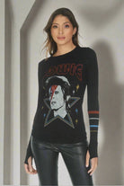 Lauren Moshi McKinley Bowie 1973 Tour Top Long Sleeved Top by Lauren Moshi as seen on celebrities