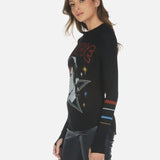 Shop Lauren Moshi Lauren Moshi McKinley Bowie 1973 Tour Top Long Sleeved Top for women – premium loungewear and festival fashion at Spoiled Brat