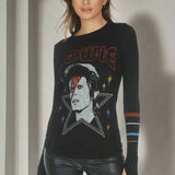 Shop Lauren Moshi Lauren Moshi McKinley Bowie 1973 Tour Top Long Sleeved Top for women – premium loungewear and festival fashion at Spoiled Brat