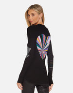 Shop Lauren Moshi Lauren Moshi McKinley Rays of Love Thermal Top online at Spoiled Brat