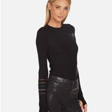 Shop Lauren Moshi Lauren Moshi McKinley Rays of Love Thermal Top Long Sleeved Top for women – premium loungewear and festival fashion at Spoiled Brat