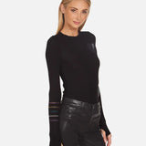 Shop Lauren Moshi Lauren Moshi McKinley Rays of Love Thermal Top Long Sleeved Top for women – premium loungewear and festival fashion at Spoiled Brat