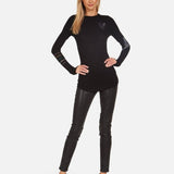 Shop Lauren Moshi Lauren Moshi McKinley Rays of Love Thermal Top Long Sleeved Top for women – premium loungewear and festival fashion at Spoiled Brat