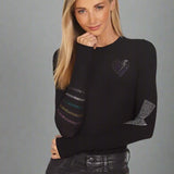 Shop Lauren Moshi Lauren Moshi McKinley Rays of Love Thermal Top Long Sleeved Top for women – premium loungewear and festival fashion at Spoiled Brat