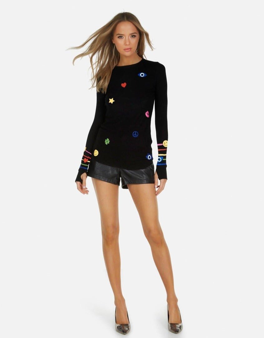 Shop Lauren Moshi Lauren Moshi McKinley X Elements Rainbow Thermal Top online at Spoiled Brat