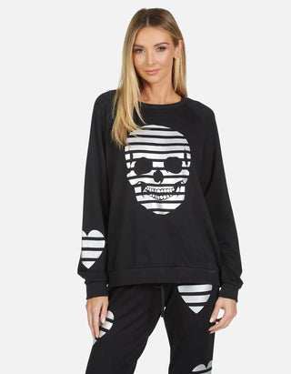 Shop Lauren Moshi Noleta Stripe Skull Sweater - Spoiled Brat  Online