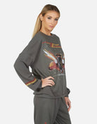 Lauren Moshi Sierra ZZ Top Eliminator Boyfriend Pullover by Lauren Moshi – Sweater – XS | Spoiled Brat UK