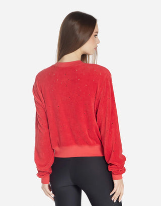 Shop Lauren Moshi Spalding Care Bears Sweatshirt in Red - Spoiled Brat  Online