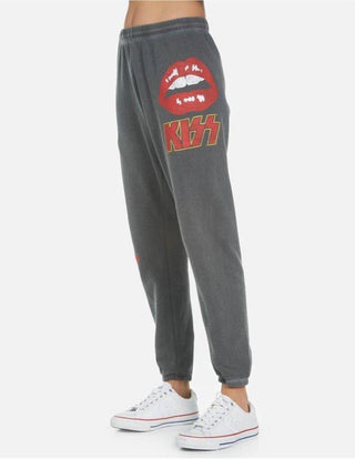 Shop Lauren Moshi Tanzy KISS Band Sweatpants - Premium Jogging Pants from Lauren Moshi Online now at Spoiled Brat 