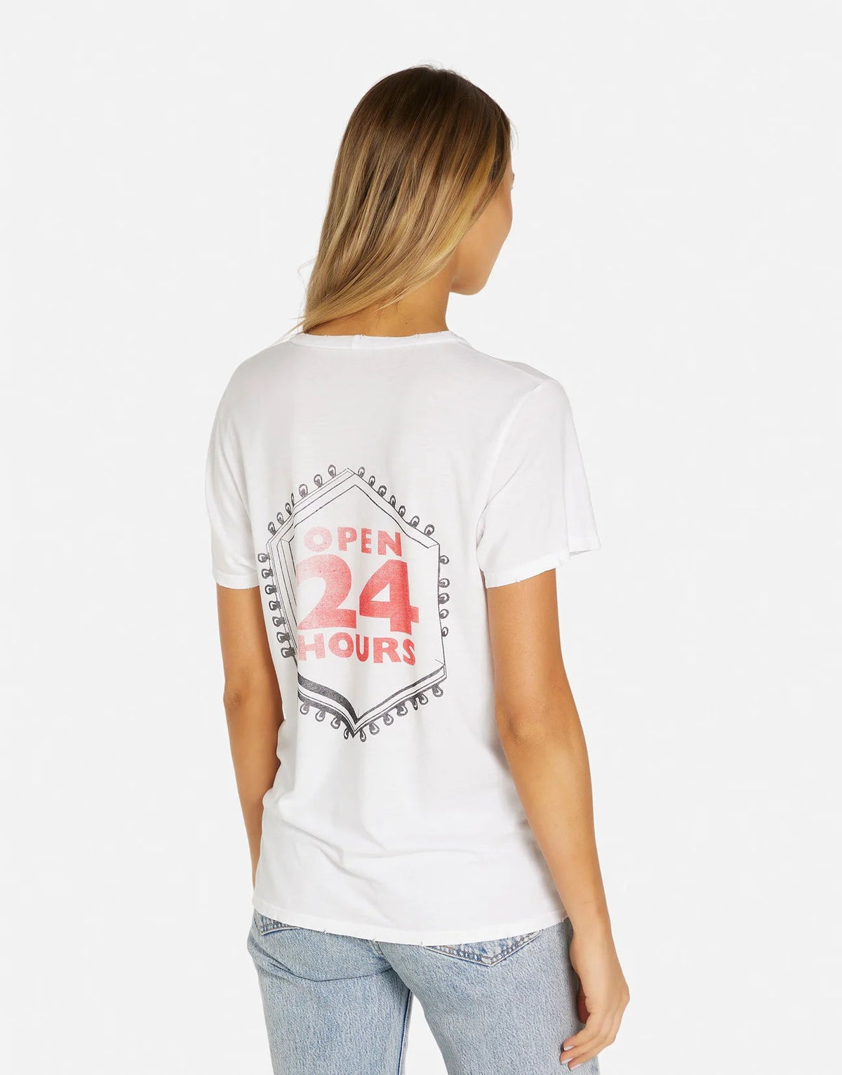 Shop Lauren Moshi Lauren Moshi Wolf Mels Drive-In Boyfriend T-Shirt online at Spoiled Brat