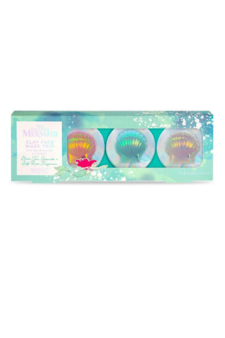 Shop Disney Little Mermaid Clay Mask Trio - Premium Face Mask from Mad Beauty Online now at Spoiled Brat 