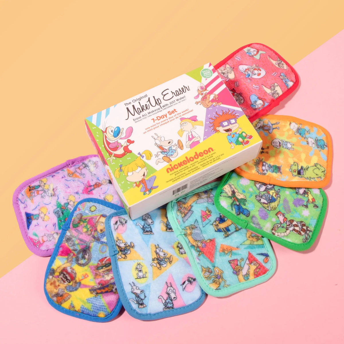 Shop Makeup Eraser Makeup Eraser 90's Nickelodeon 7 Day Set online at Spoiled Brat