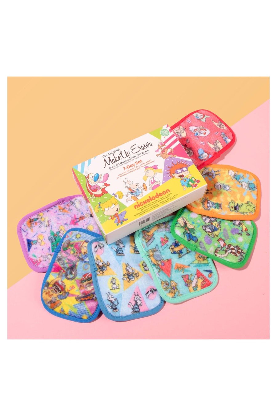 Shop Makeup Eraser Makeup Eraser 90's Nickelodeon 7 Day Set online at Spoiled Brat