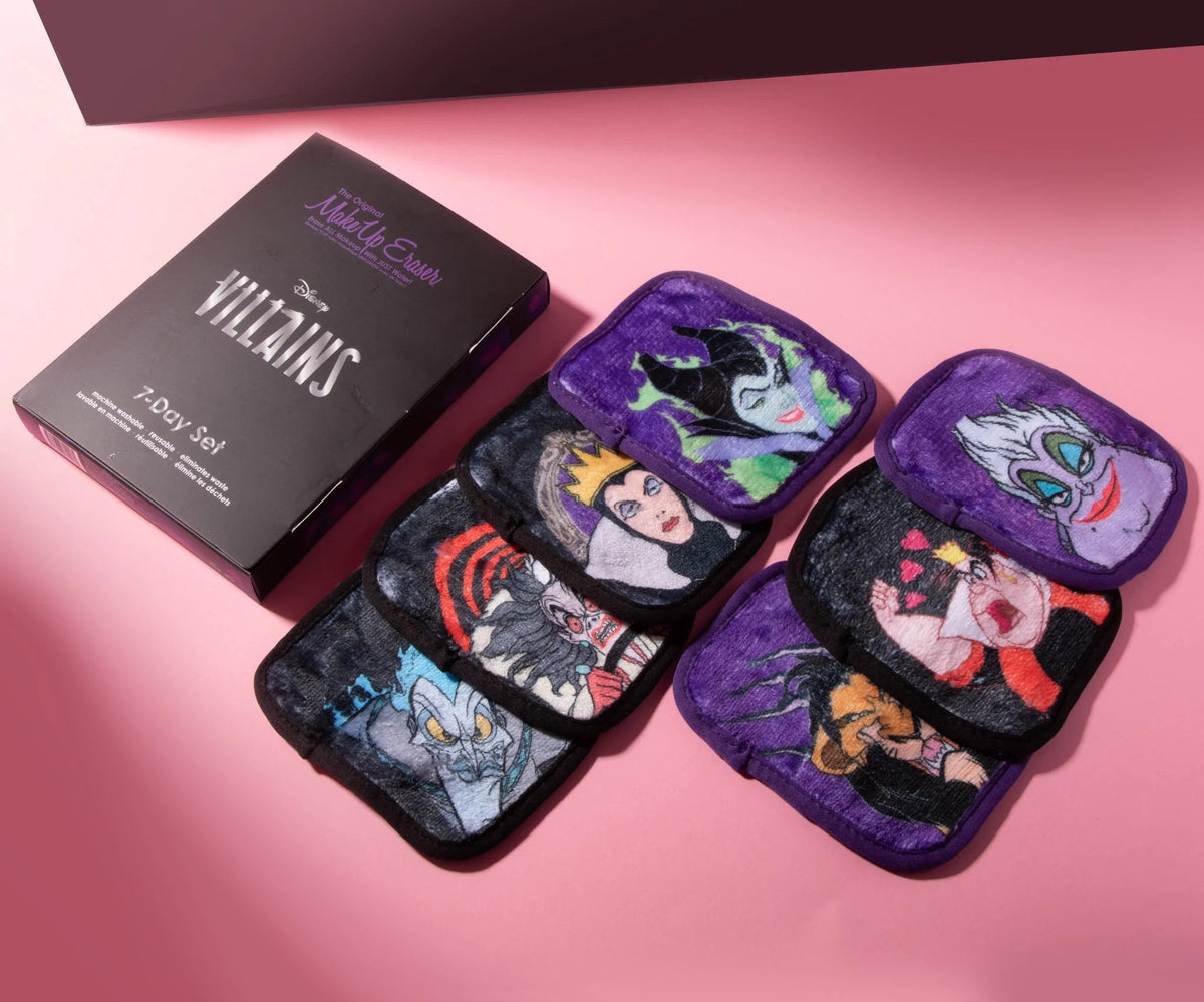 Shop Makeup Eraser Makeup Eraser Disney Villains 7-Day Set online at Spoiled Brat