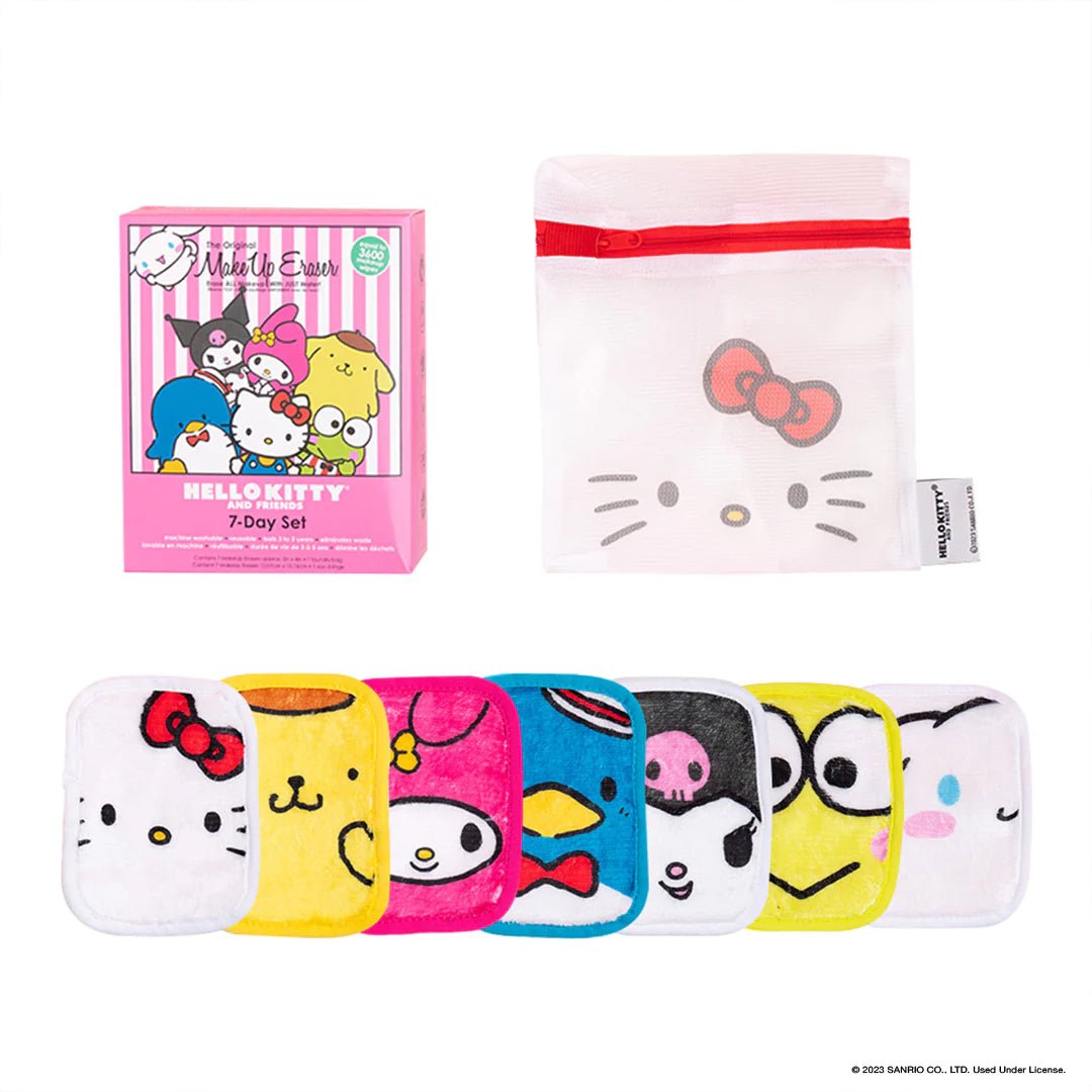 Shop Makeup Eraser Makeup Eraser Hello Kitty 7-Day Set online at Spoiled Brat