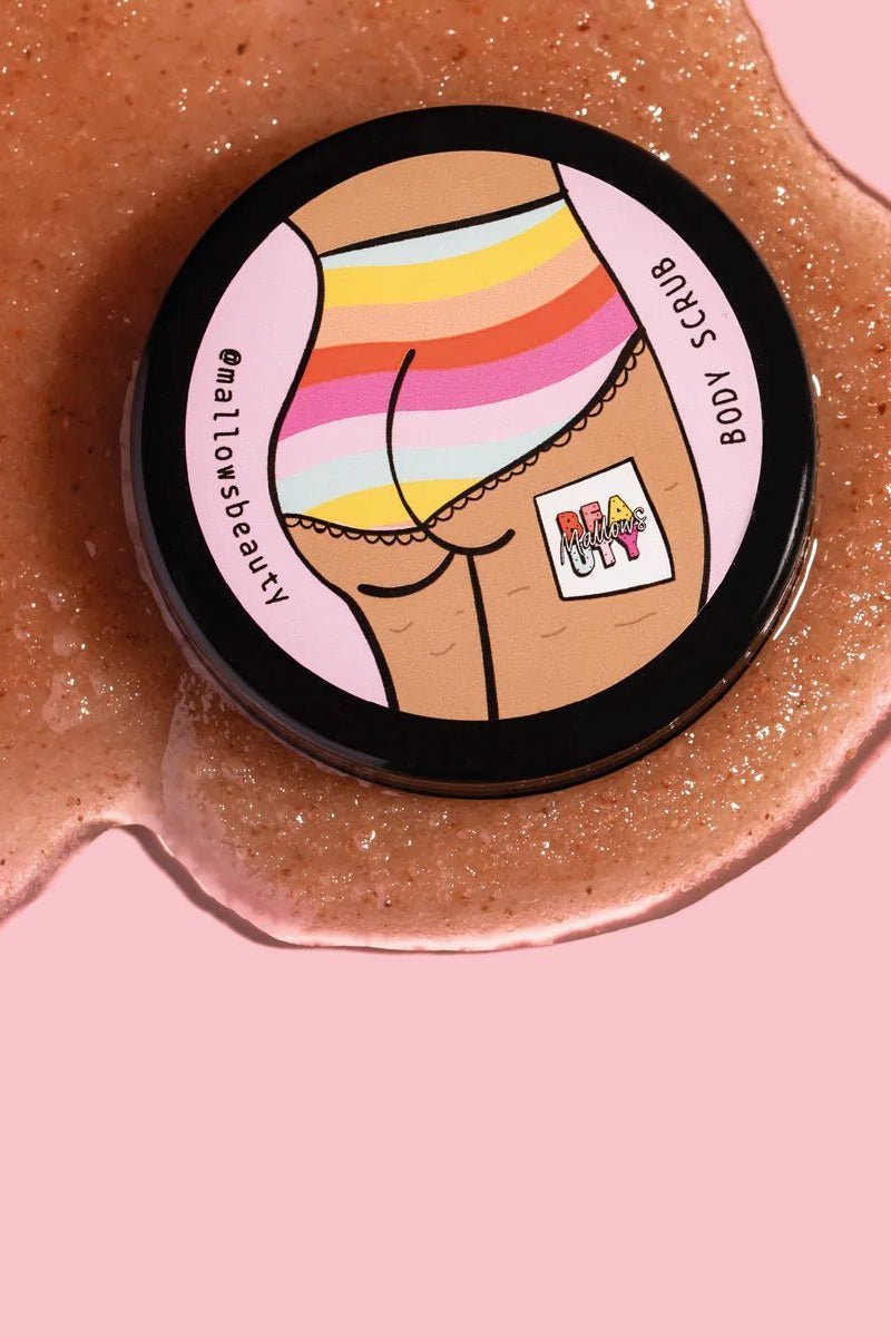 Shop Mallows Beauty Mallows Beauty Watermelon Pink Himalayan Body Scrub Beauty Kit for women – premium loungewear and festival fashion at Spoiled Brat