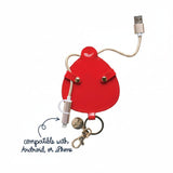 Shop Packed Party Packed Party Buzz Buzz Charging Cord Keyring Portable Charger for women – premium loungewear and festival fashion at Spoiled Brat