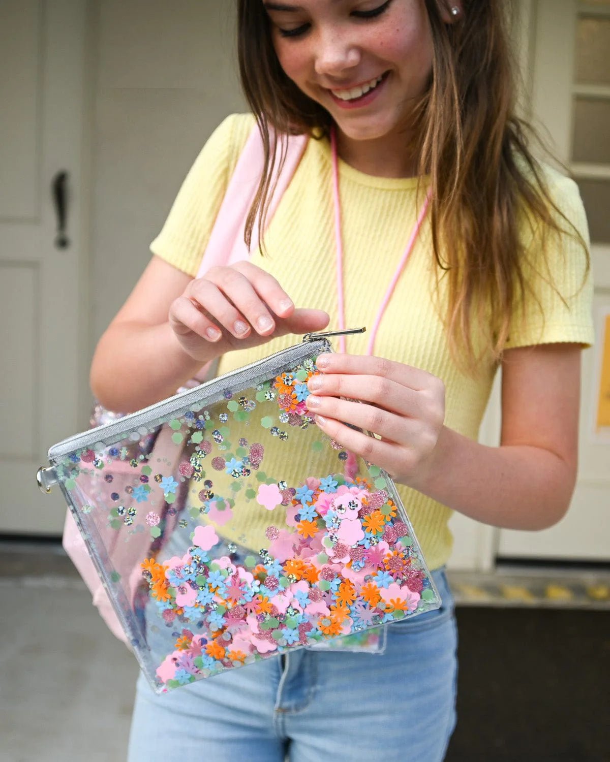 Shop Packed Party Packed Party Flower Shop Confetti Everything Pouch Bag online at Spoiled Brat