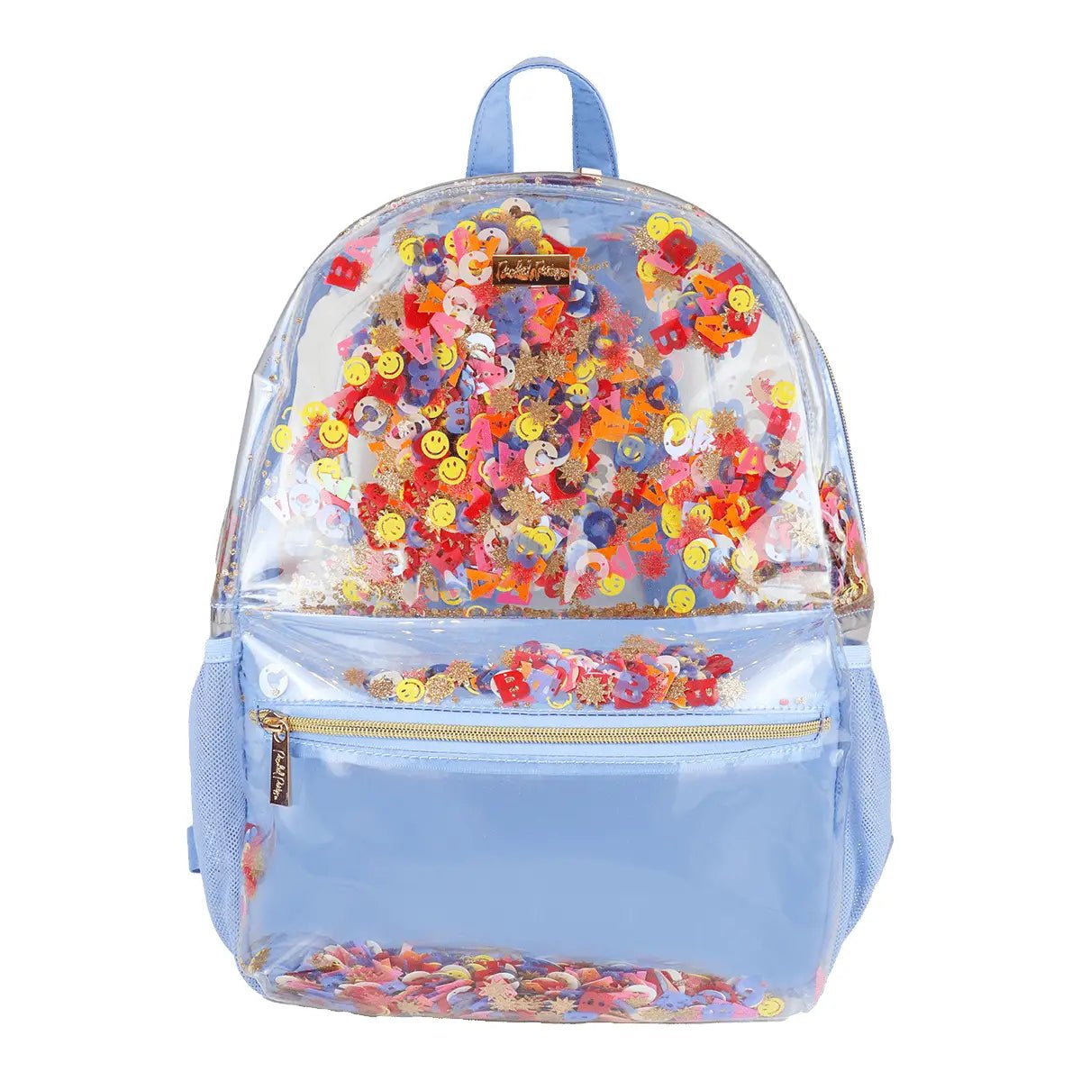 Shop Packed Party Packed Party Little Letters Confetti Clear Backpack online at Spoiled Brat