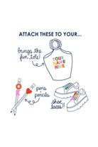 Packed Party Spell it Out Letter Attachments by Packed Party – Charm – White | Spoiled Brat UK