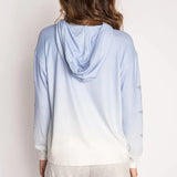 Shop PJ Salvage PJ Salvage Blue Ombre Goddess Star Hoodie Hoodie for women – premium loungewear and festival fashion at Spoiled Brat