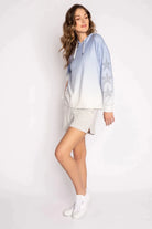 Shop PJ Salvage PJ Salvage Blue Ombre Goddess Star Hoodie Hoodie for women – premium loungewear and festival fashion at Spoiled Brat
