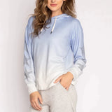 Shop PJ Salvage PJ Salvage Blue Ombre Goddess Star Hoodie Hoodie for women – premium loungewear and festival fashion at Spoiled Brat