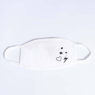 Shop PJ Salvage Ivory Face Mask with Stars & Hearts - Spoiled Brat  Online